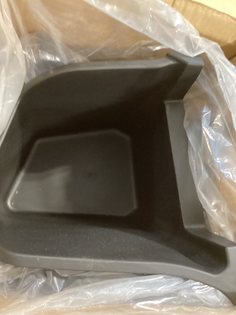 Condition photo showing Good Condition for trunk storage bins with lids for 2026 tesla model y juniper 5 seater, 2pcs tpe side cargo organizer boxes, rear trunk containers with suede covers, custom fit tesla model y juniper accessories
