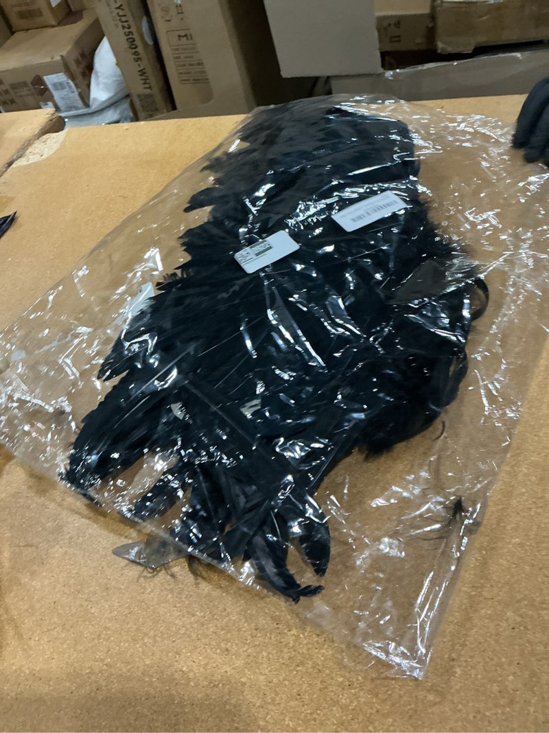Condition photo showing New/Like New for  - alas de disfraz de mirlo - disfraz adulto - alas de plumas de cuervo - halloween, cosplay, sesiones de fotos - 30 x 28 pulgadas