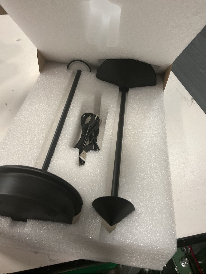 Condition photo showing Good Condition for cordless table lamp, 6000mah rechargeable table lamps, portable touch led lamp, 3 color stepless dimming battery powered bedside table lamps for restaurant/patio/outdoor- black (1 pcs black)