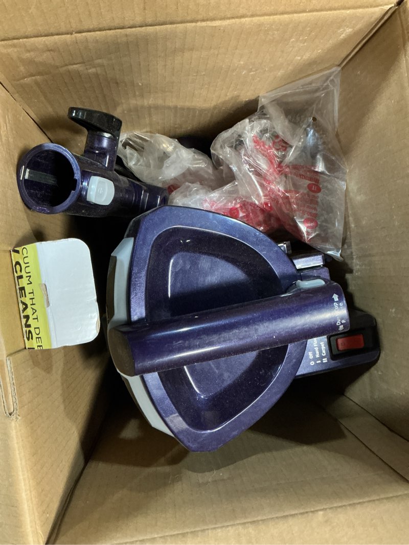 Condition photo showing As Is for shark lift-away with powerfins and self-cleaning brushroll zd201