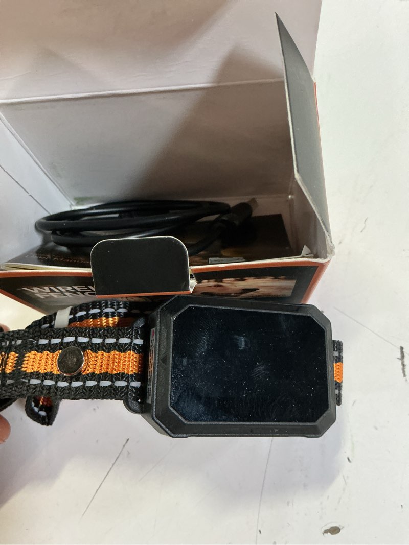 Condition photo showing Good Condition for meowant gps wireless dog fence, free app, custom gps fence(82-7000ft),beep/vibration/correction, early alert band, waterproof lcd collar, dogs 10+lbs, outdoor, no remote