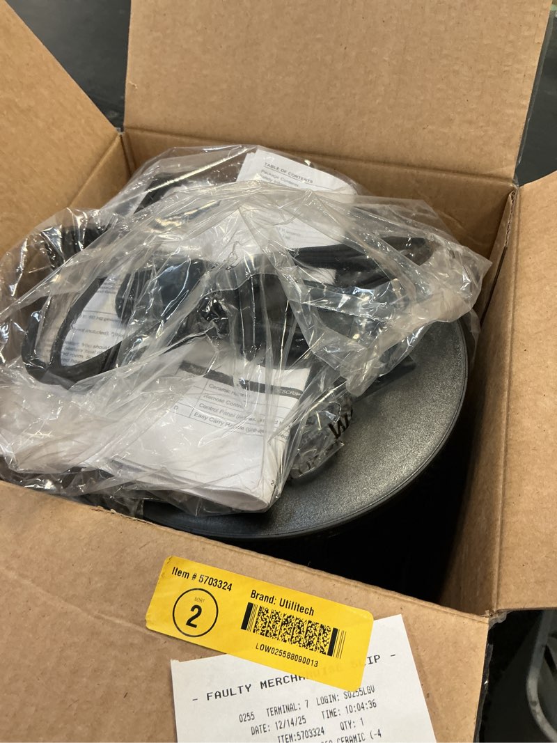 Condition photo showing Good Condition for Utilitech Up to 1500-Watt Ceramic Tower Indoor Electric Space Heate