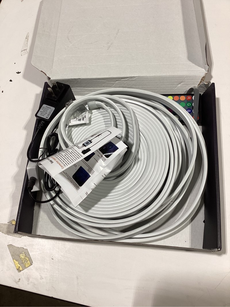 Condition photo showing Good Condition for sinley led neon rope lights 60ft,control with app/remote,flexible led rope lights,multiple modes,ip68 outdoor rgb neon lights waterproof,music sync gaming led strip lights for bedroom indoor