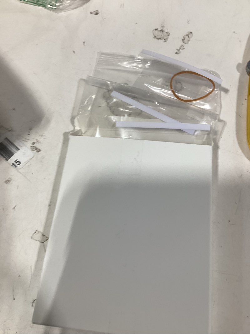 Condition photo showing As Is for gersoniel 25 pieces 2 inch insertable self-adhesive tabs with printable inserts with file folder labels sticky plastic index clear divider stick on file self adhesive for books page