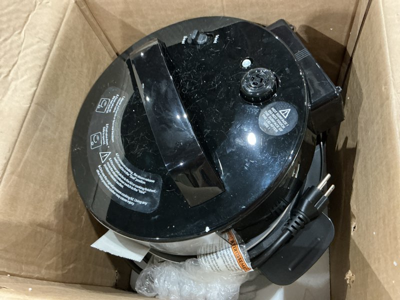 Condition photo showing Good Condition for dumos 12-in-1 electric pressure cooker 6 qt stainless steel multi cooker electric for pressure, rice, steamer, yogurt maker, slow cook,meat stew, cake, porridge, multigrain, sliver sliver 6 quarts