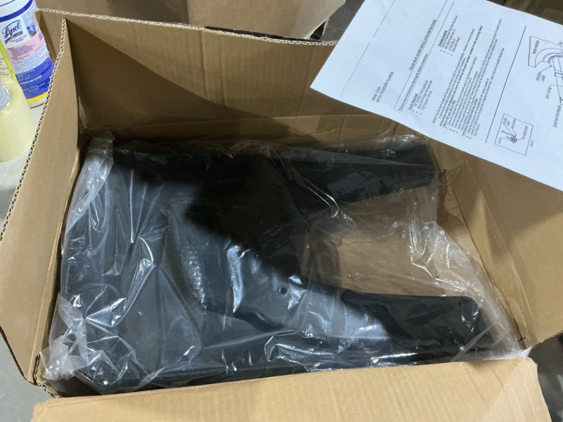 Condition photo showing Good Condition for mud flaps for 2019 2020 2021 2022 2023 2024 ram 1500 new body style/non-classic model/only fits with oem fender flares/not for trx model/no drill all weather mudflaps splash guards for trucks for 19-24 ram 1500 dt new body w/ fender flares