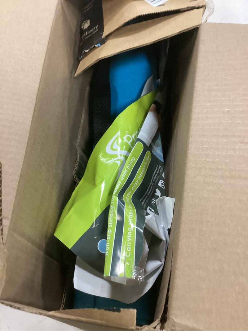 Condition photo showing As Is for ProsourceFit Classic Yoga Mat 1/8” (3mm) Thick, Extra Long 72-Inch Lightweight Fitness Mat with Non-Slip Grip for Yoga, Pilates, Exercise Aqua