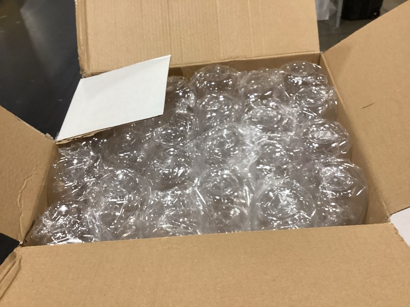 Condition photo showing New/Like New for reli. disposable wine glasses (48 pack, 12oz) plastic stemless wine glasses disposable | clear and stemless for parties, cocktails, whiskey, weddings | shatterproof
