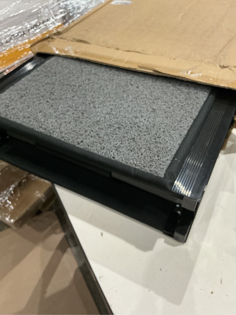 Condition photo showing Good Condition for \\wide dog ramp for large dogs, holds 250lbs & gentle slope for joint care - dog car ramp with upgrade non-slip surface - portable folding pet ramps for senior pets enter into suv, truck black 71“ * 20”
