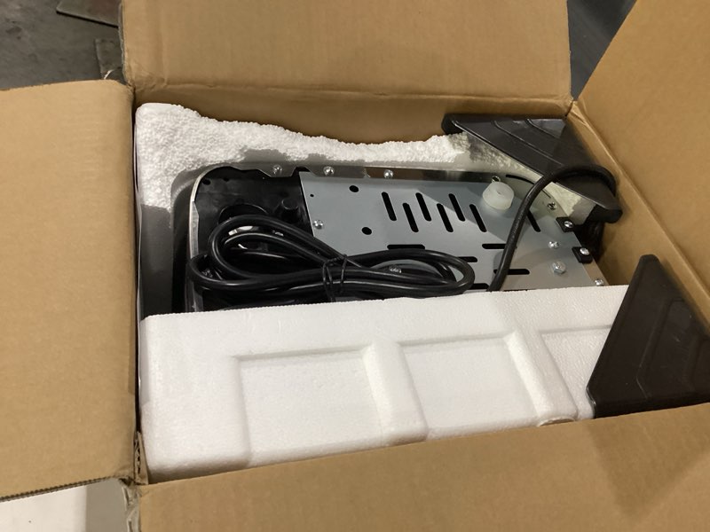 Condition photo showing Good Condition for goveelife smart ice maker countertop, portable ice machine with voice control, 9 ice cubes in 6 minutes 3 sizes, 26lbs/24hrs, self cleaning rgb lights, quiet ice maker with scoop for kitchen silver
