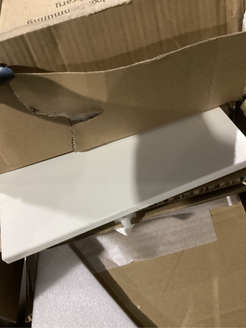 Condition photo showing Good Condition for ilyapa little library box outdoor - 22x14x19 inch, white library book kit - weatherproof composite material book exchange and lending kit for neighborhood and community sharing