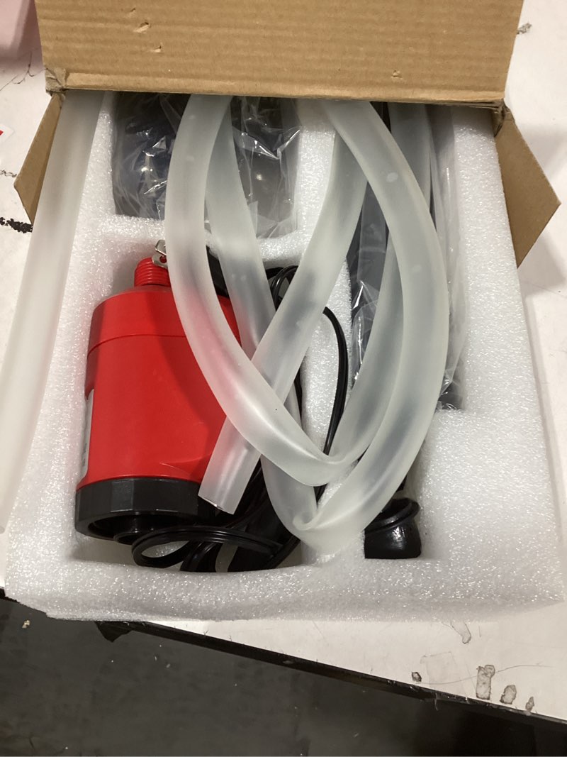 Condition photo showing Good Condition for SYSENCIAGA Electric Aquarium Vacuum Gravel Cleaner, 36W Electric Fish Tank Cleaning Tools with Strong Suction for Automatic Water Change Algae Filter Water Circulation Wash Sand 580GPH (Black)