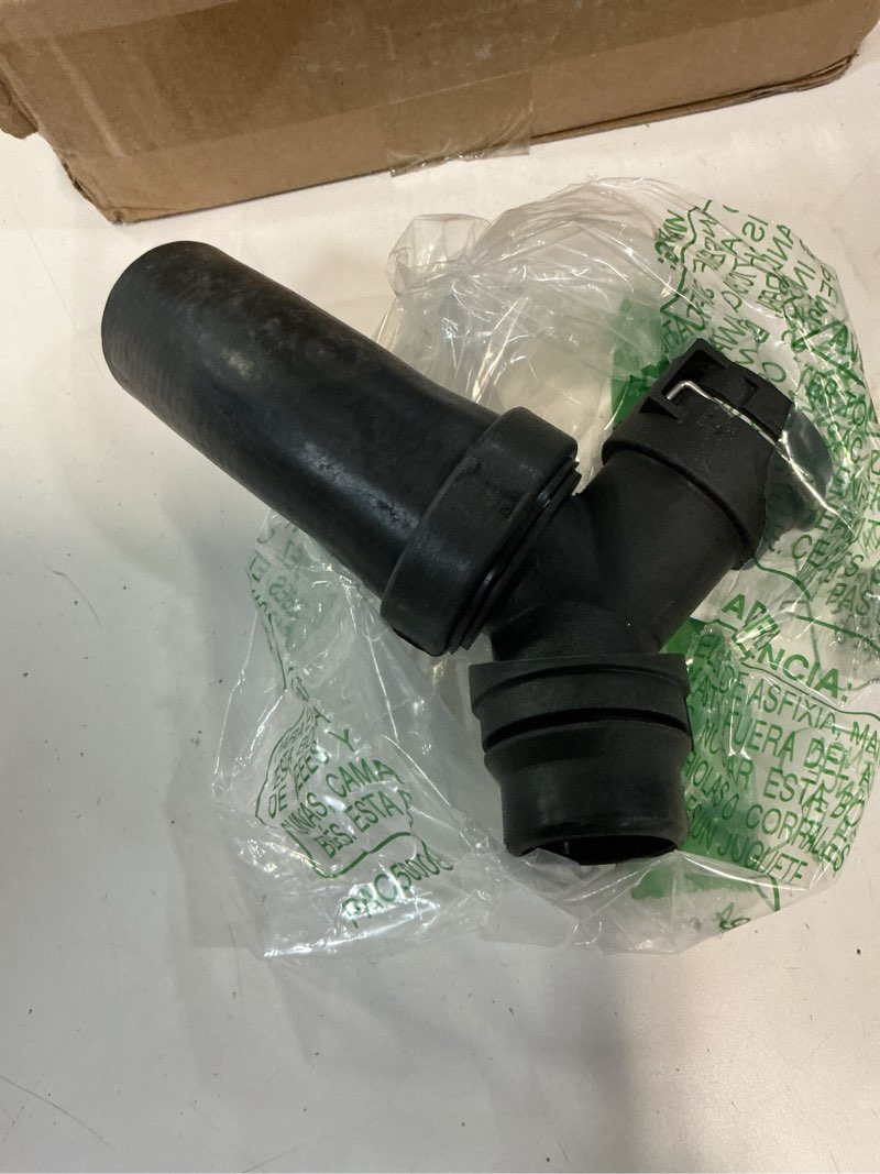 Condition photo showing As Is for engine heater hose t-connector pipe with engine radiator coolant hose o-ring seal set compatible with ford f-150 mustang lincoln mark replace # dr3z-8566-a dr3z-8566-a & 3 x o-rings