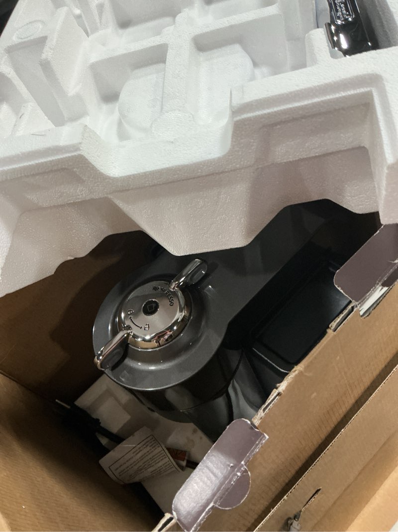 Condition photo showing Good Condition for nespresso vertuo coffee and espresso maker by de'longhi, titan machine only graphite metal