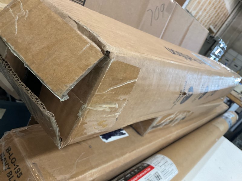 Condition photo showing Good Condition for reinforced 150” extra wide pet gate with door 33 inch tall retractable dog gates for doorways extra wide baby gates for large openings with reinforced strips 12.5ft large dog gate with cat door, white white reinforced 33" x 150"?with cat door?