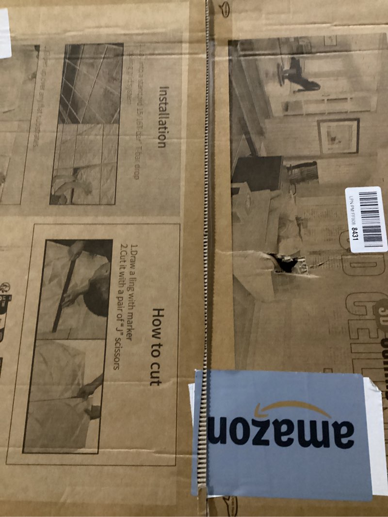 Condition photo showing Good Condition for Art3d PVC Ceiling Tiles, 2'x2' Plastic Sheet in White (24-Pack) 24"x24" White 1 24