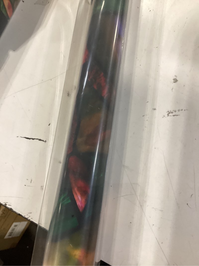 Condition photo showing As Is for artscape 01-0113 decorative window film, 24 inch x 36 inch (pack of 1)