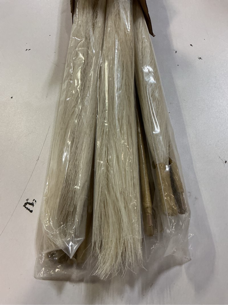 Condition photo showing New/Like New for 6pcs ivory tall faux pampas grass decor, 45 inches artificial pampas grass bulk, large faux pompas dried decor for floor vase filler, home boho, wedding anniversaries, baby shower decoration ivory 45 inch