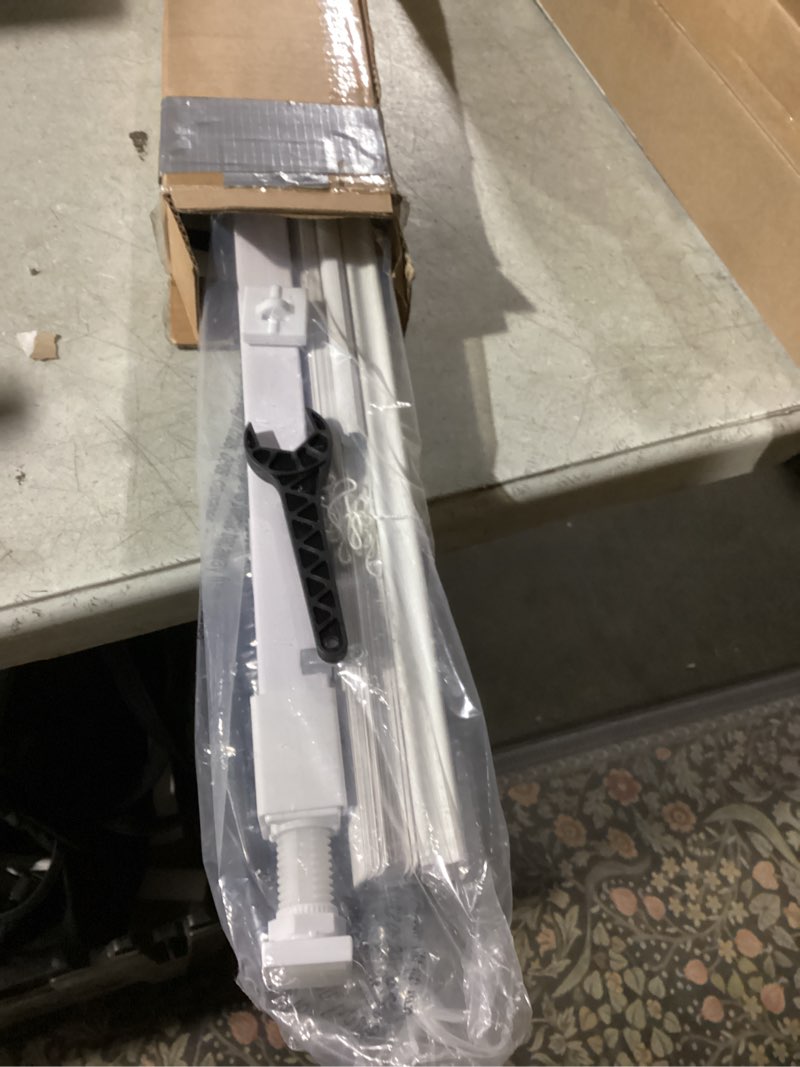 Condition photo showing Good Condition for LazBlinds No Tools No Drill 1" Vinyl Mini Blinds, Cordless Blinds for Windows, Light Filtering Horizontal Window Blinds & Shades, 31" W x 36" H, White Cordless-white 31" W x 36" H