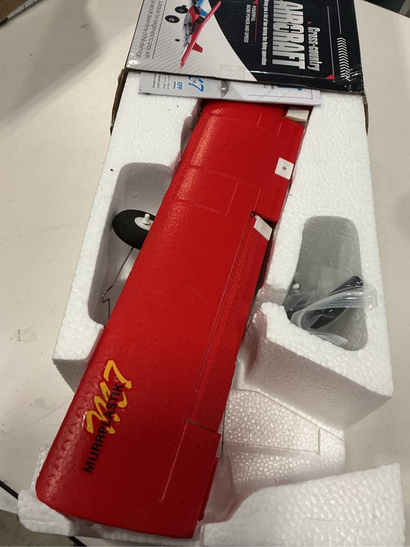 Condition photo showing As Is for QIDI-560 M7 Off-Road Aircraft 3D RC Plane One-Key Hanging Stunt Fixed Wing with Wind Resistant Flight Control for Beginner and Experienced Ready to Fly RTF(Red) 560-red