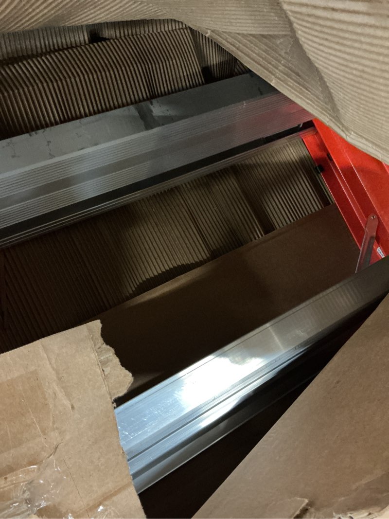Condition photo showing Good Condition for louisville ladder 10-foot fiberglass step ladder, 300-pound load capacity, type ia, fs1510 10 feet ladder