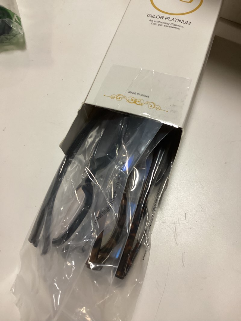 Condition photo showing New/Like New for Similar Reading Glasses for Women Men - Blue Light Blocking Magnifying Readers,Oprah Square Anti-Glare Computer Eyeglasses Multi-01 3.0 x