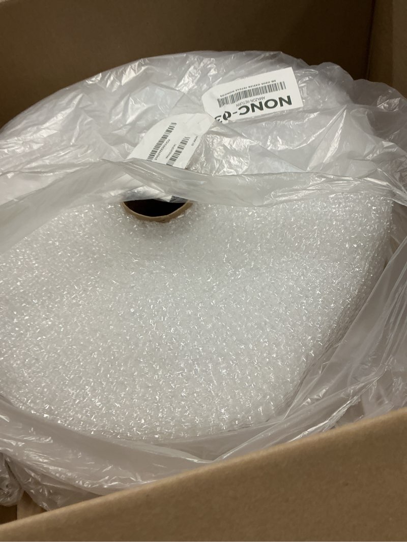 Condition photo showing Good Condition for large roll of 175 feet of recycled small plus bubble wrap for packing, moving and shipping for your business essentials. eco friendly and made from 90% post-consumer materials by american bubble boy