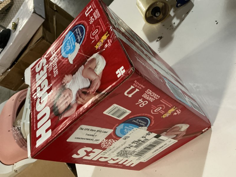 Condition photo showing New/Like New for Huggies Size Newborn Diapers, Little Snugglers Baby Diapers, Size Newborn (up to 10 lbs), 84 Count, Packaging May Vary Newborn 84