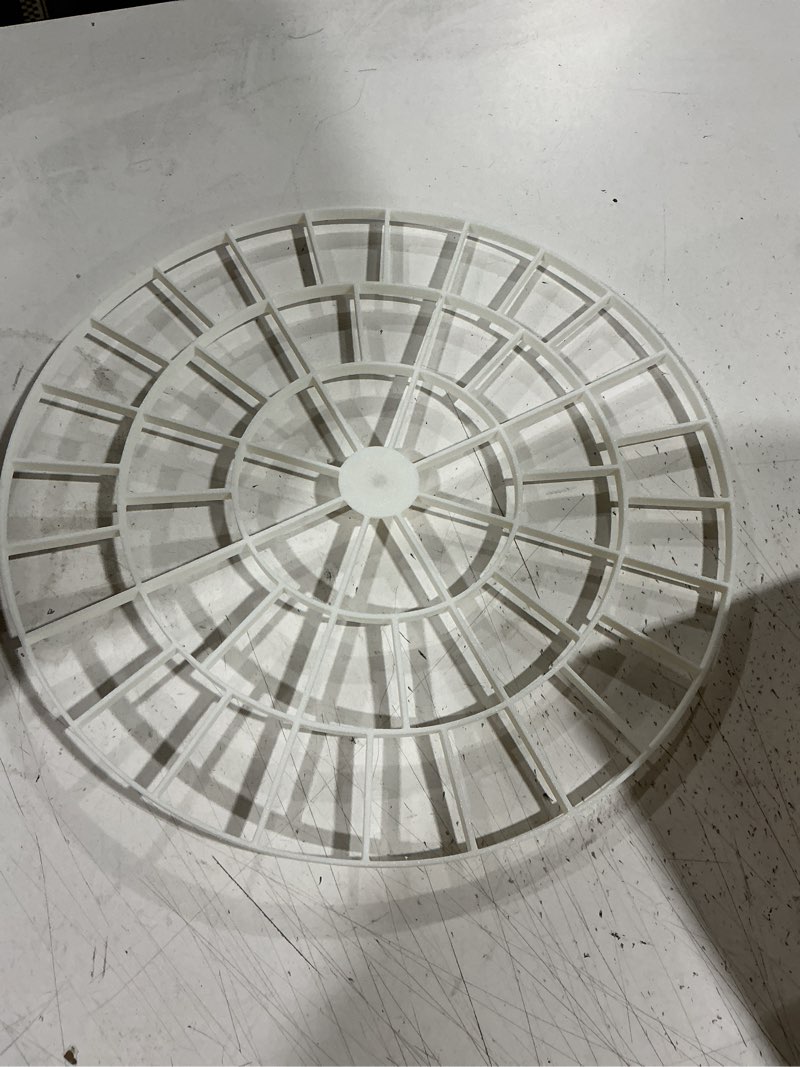 Condition photo showing As Is for enhon 48 egg tray compatible with nurture right 360 incubator, plastic egg turner tray replacement for hatching small quail bird chicken goose turkey, hand washable, various sizes