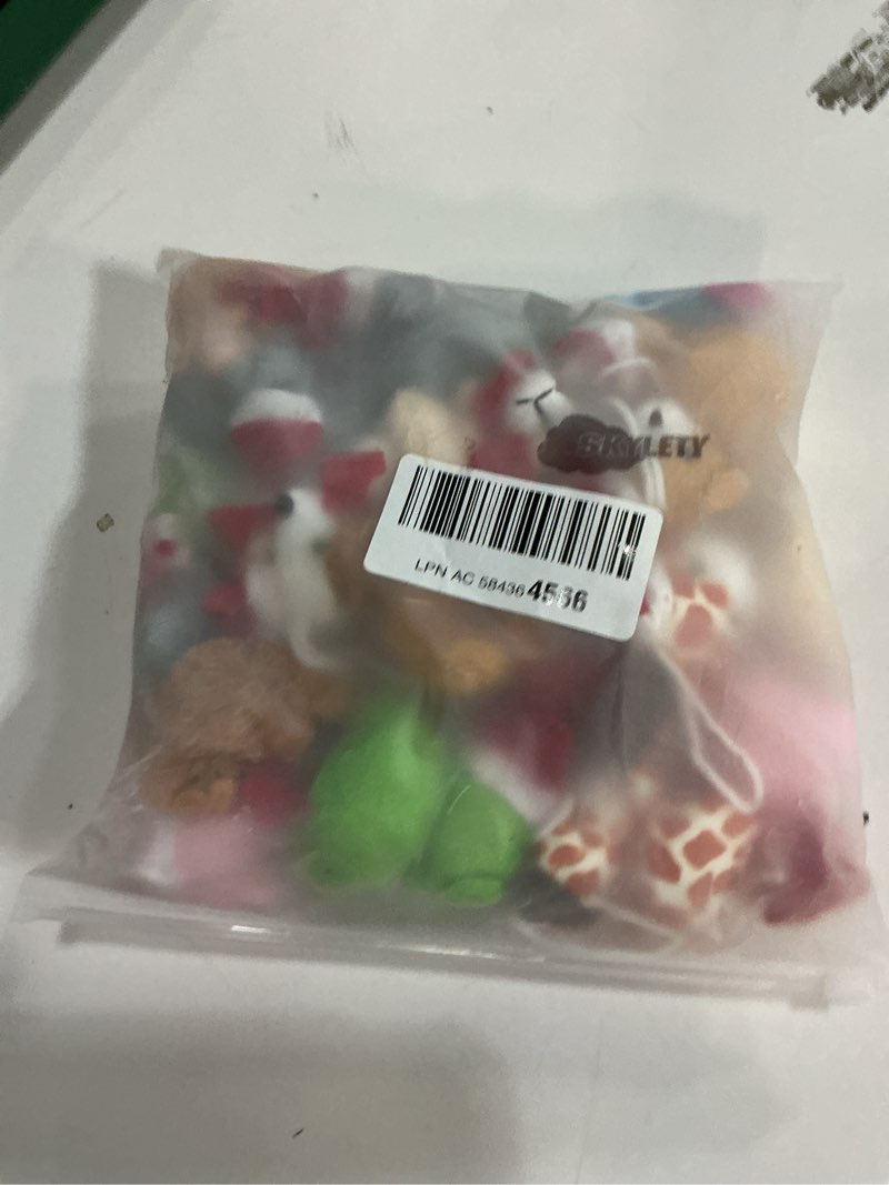 Condition photo showing New/Like New for 28 Pieces 3 Inches Christmas Joint Mini Bear Stuffed Animal Plush Toy Small Bear Doll Christmas Tree Decorations Christmas Stockings Birthday Cake Wedding Valentines Party Favors Key Chain Plain Style