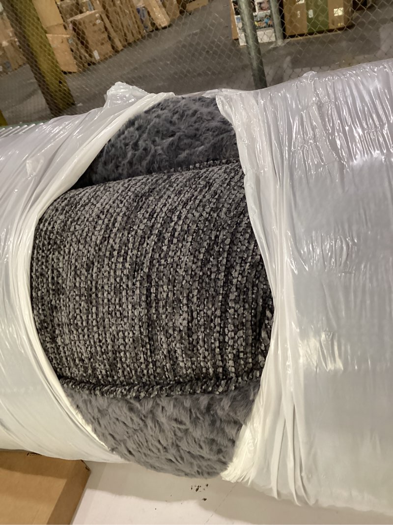Condition photo showing Good Condition for joejoy extra large orthopedic dog beds large sized dog, extra thick foam pet bed sofa with bolster sides, large sized dog bed with removable washable cover, non-slip bottom, grey, 48''x35'' xxl(48"l x 34.5"w x 10"th) grey