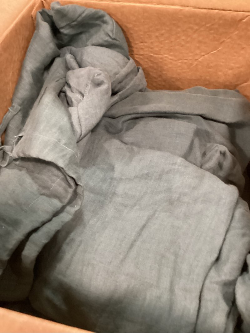 Condition photo showing Good Condition for european linen deluxe bedding bundle, king, ocean