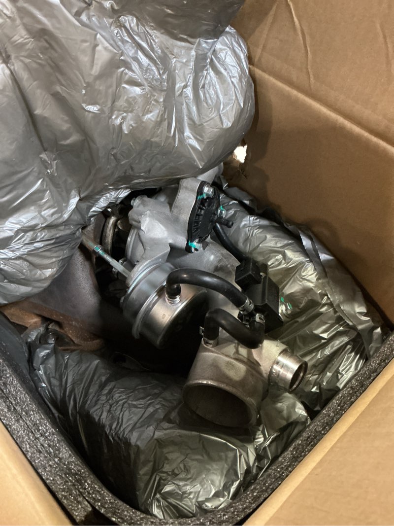 Condition photo showing As Is for 55565353 turbo charger kit for 2013-2021 chevy trax 1.4l, 2011-2015 cruze 1.4l, 2016 cruze limited 1.4l, 2012-2020 sonic 1.4l, 2013-2021 bui-ck encore 1.4l, turbocharger replace for 781504-0001 turbo complete kits