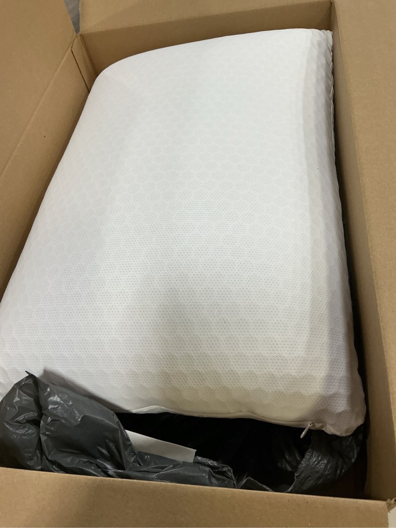 Condition photo showing Good Condition for purple harmony pillow – talalay latex foam cooling pillow for combo or side sleepers, 360º hex gelflex grid for no-pressure support and luxurious weightless feel - standard, medium feel, med height