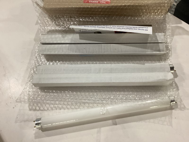 Condition photo showing Good Condition for (4 Pack) F10T8/CW 4100K Linear Fluorescent Light Bulb,T8 Type Straight Tube 10Watts Cool White, G13 Medium Based, 13.5 inch MOL