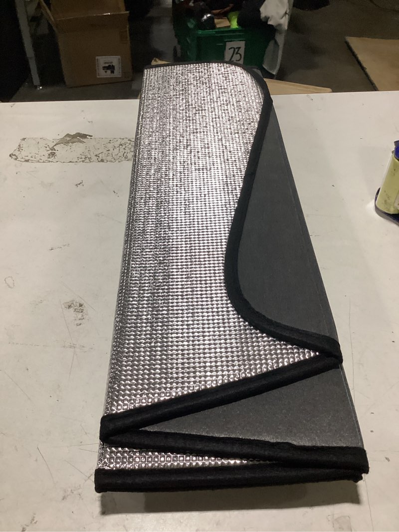Condition photo showing Good Condition for autotech park foldable sunshade compatible with 2016-2023 toyota tacoma pickup truck, custom-fit windshield sun shade