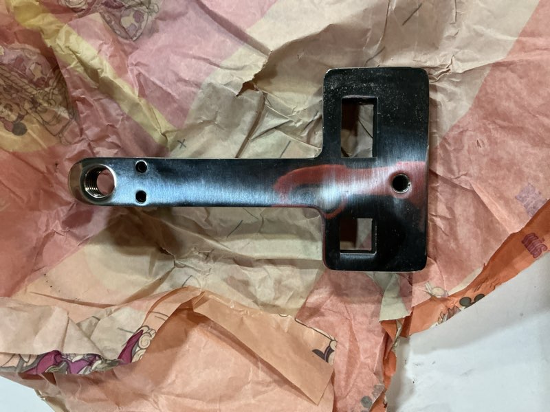 Condition photo showing As Is for stainless steel chainsaw bar rail tightening repair tool, bar rail closing tool adjustable fit different gauge bars