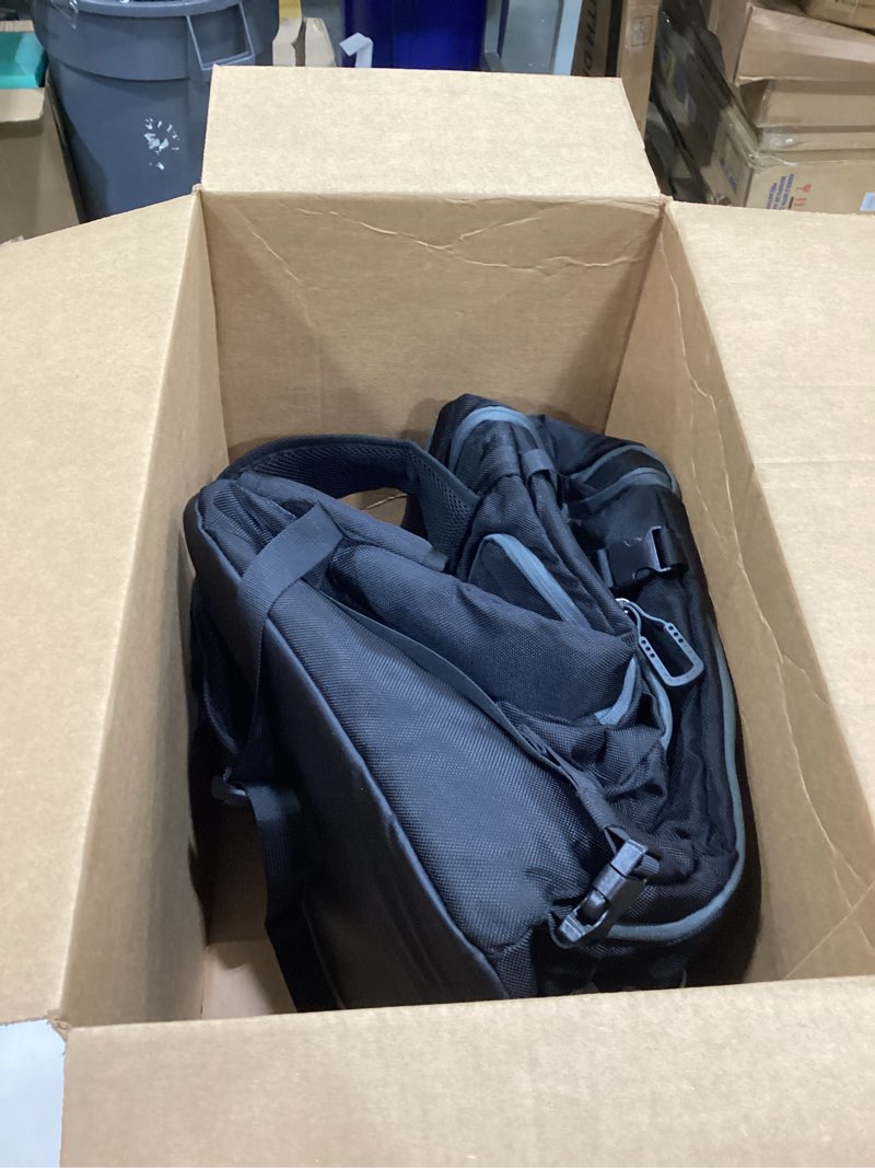 Condition photo showing Good Condition for RESVIN Ski Boot Bag, 60L Durable Travel Backpack, 1680D Nylon Waterproof Snowboard Boot Bag, Skiing and Snowboarding Travel Luggage for Helmet, Goggles, Gloves, Outerwear & Accessories, Black