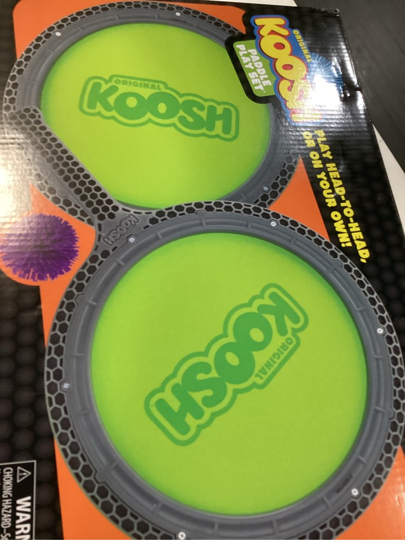 Condition photo showing Good Condition for koosh paddle playset – kids outdoor toys, beach toys, kids games, outdoor games for adults and family, outdoor games for kids, kids toys, fidget toys for kids, ages 4+ green
