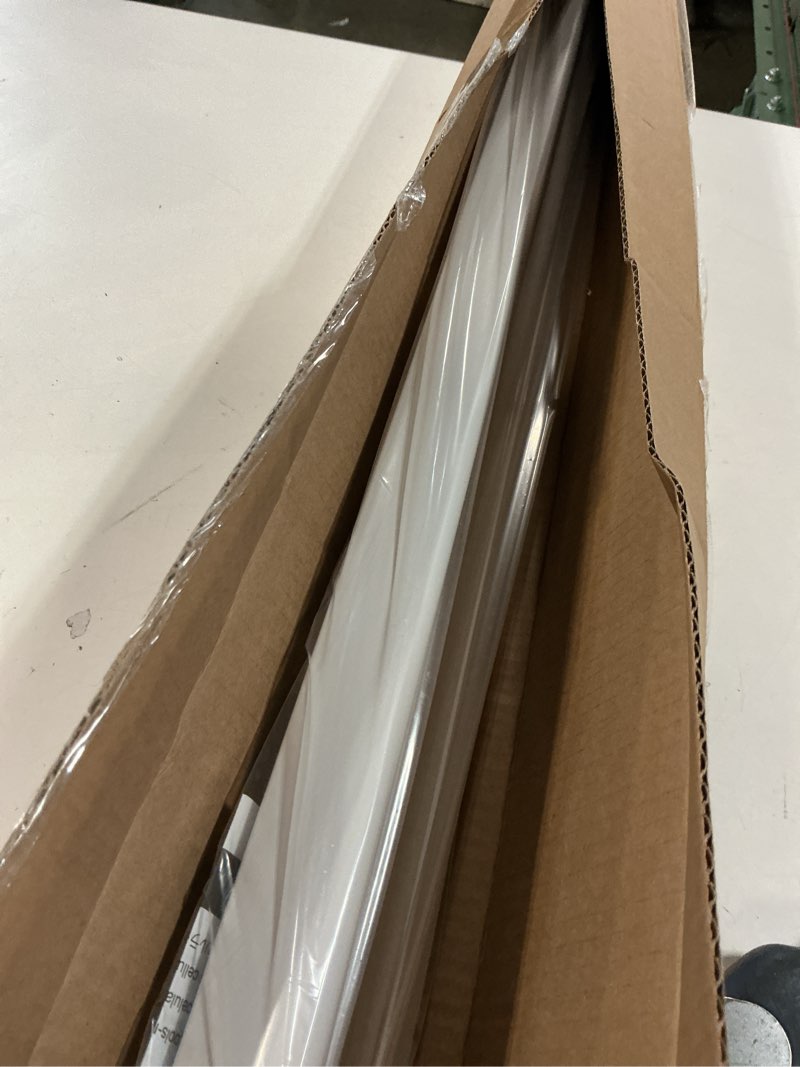 Condition photo showing Good Condition for LazBlinds Cordless Cellular Shades, No Tools No Drill Blackout Honeycomb Shades Pleated Blinds for Windows, 37'' W x 48'' H, Silver White Blackout-silver White 37'' W x 48'' H