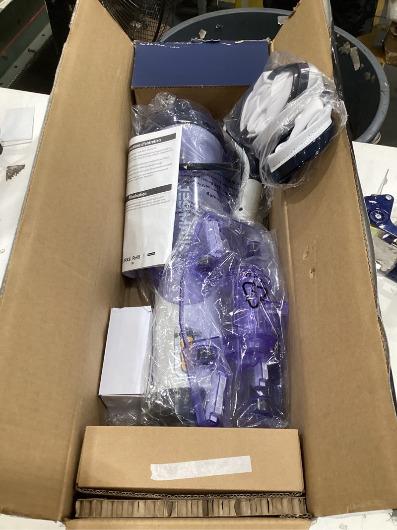 Condition photo showing Good Condition for pool vacuum for above ground pool, jesimaik 18.5 gpm powerful suction handheld pool vacuum, 60min runtime,telescopic pole cordless pool vacuum for above/inground pool, spas, hot tubs cleaning blue