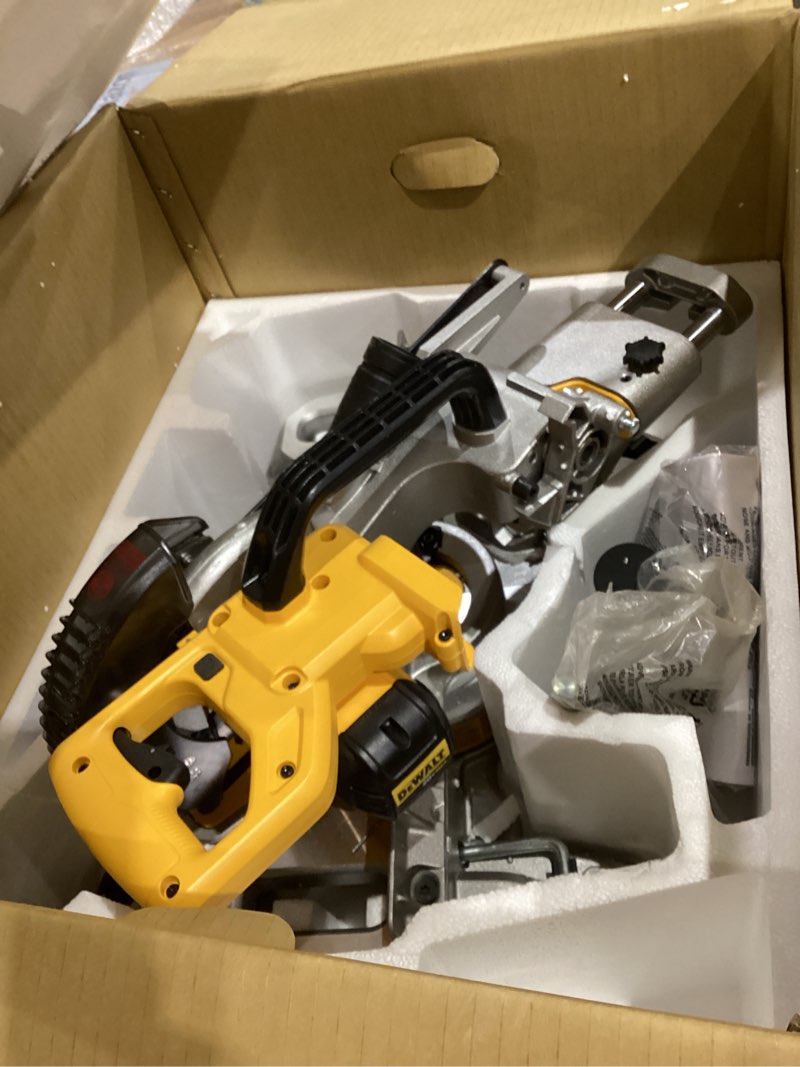 Condition photo showing Good Condition for DEWALT 20V MAX 7-1/4-Inch Miter Saw, Tool Only, Cordless (DCS361B) Miter Saw Only