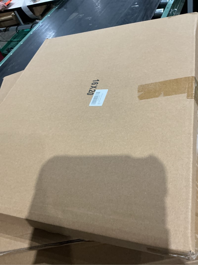 Condition photo showing Good Condition for pealsn 16x20 picture frame set of 2, display pictures 11 x 14 with mat or 16 x 20 without mat for wall mounting display, poster frames, black. black 16 x 20