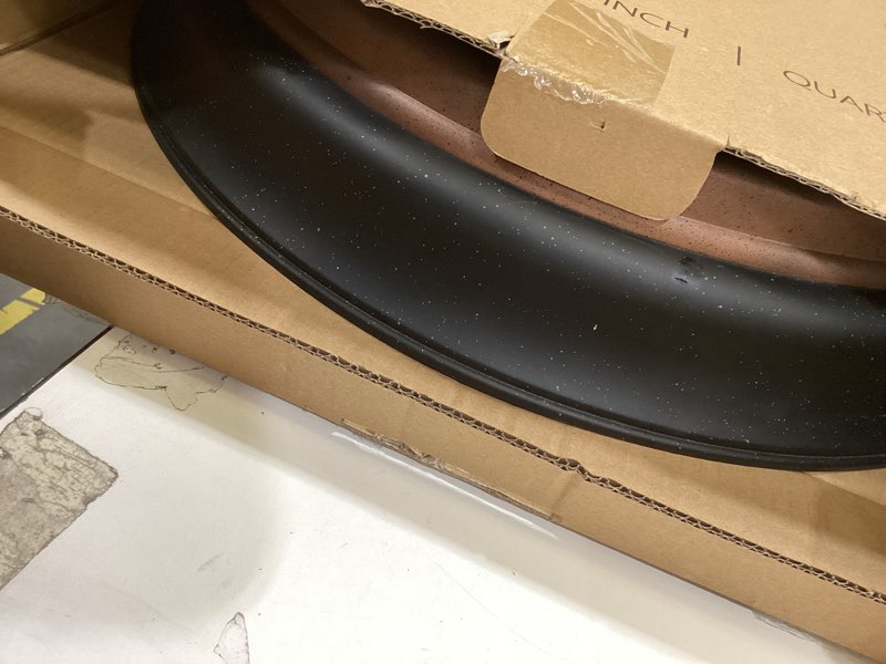 Condition photo showing Good Condition for bernhard products vintage wall clock silent non ticking - 12 inch quality quartz battery operated decorative brown clock for home kitchen living/dining room office decor, easy to read, rustic bronze