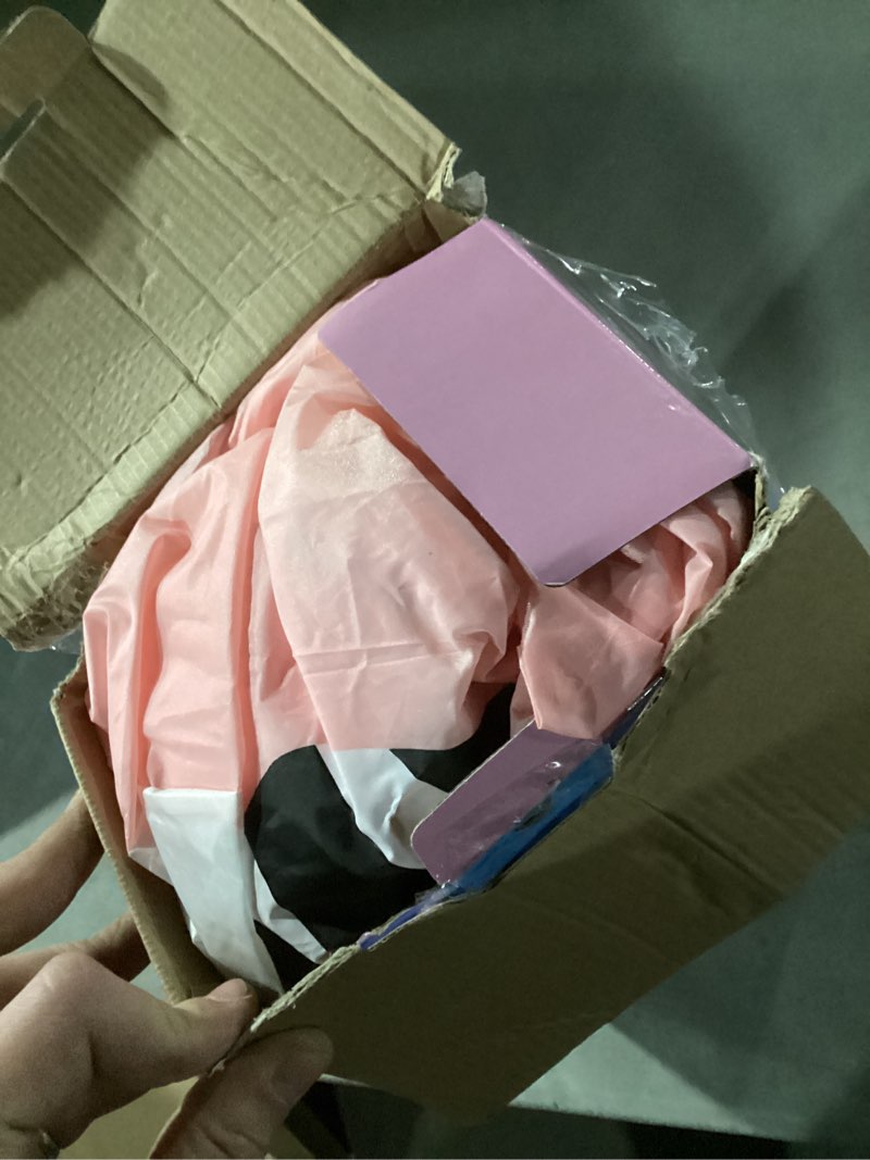 Condition photo showing As Is for KOOY Inflatable Pig Costume, Pig Costume Adult Inflatable Costumes Adult Size Full Body Blow up Costumes for Adults Women Men Inflatables Fancy Funny Suit for Halloween Party
