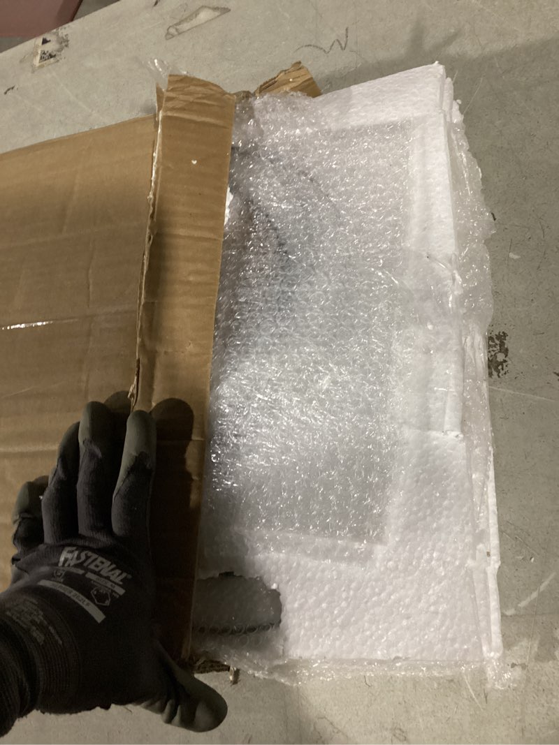 Condition photo showing Good Condition for hicarer 4 pcs decorative round modern circle mirror wall art ring metal mirror wall mounted for bedroom, living room, entryway, dining room, hallway (black)