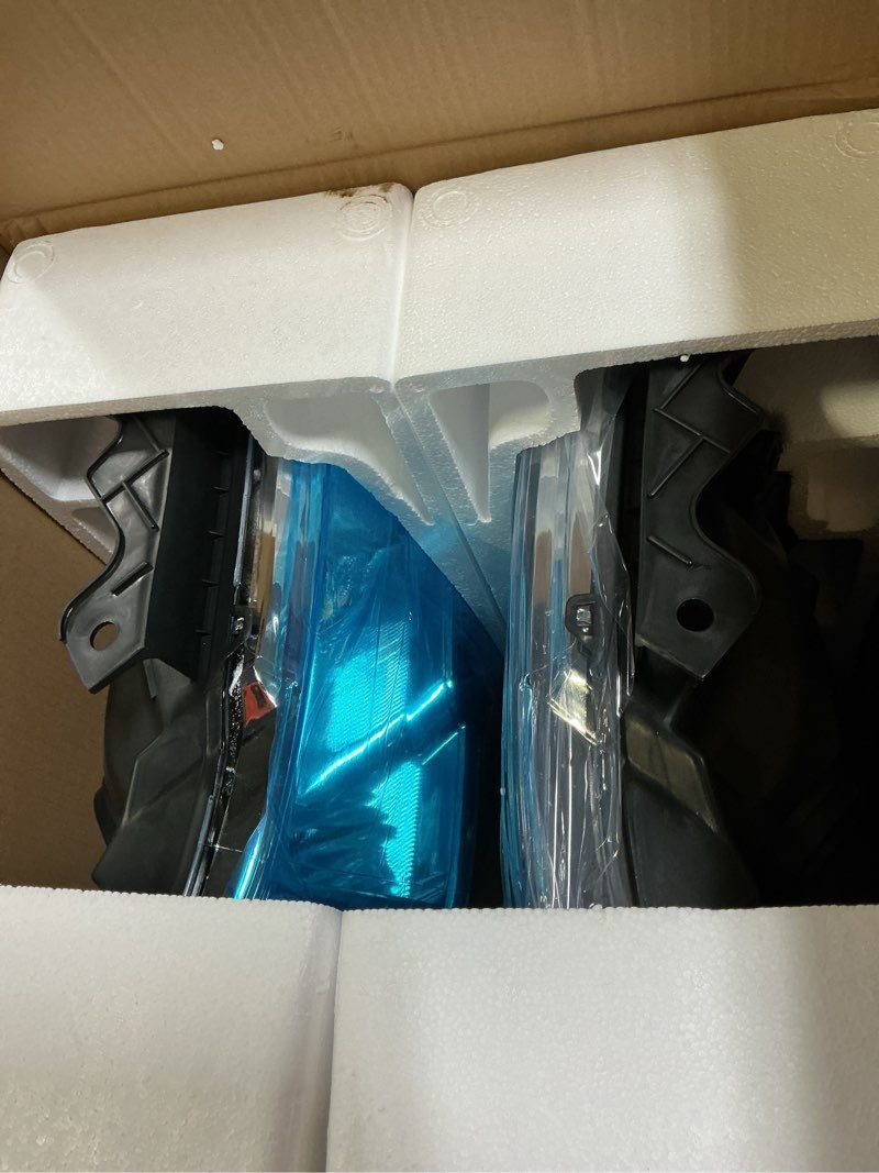 Condition photo showing Good Condition for headlight assembly for 2009-2014 ford f150 chrome housing amber reflector clear lens oe replacement headlamp driver and passenger side(w/o bulbs) a-chrome housing amber reflector waterproof upgrade