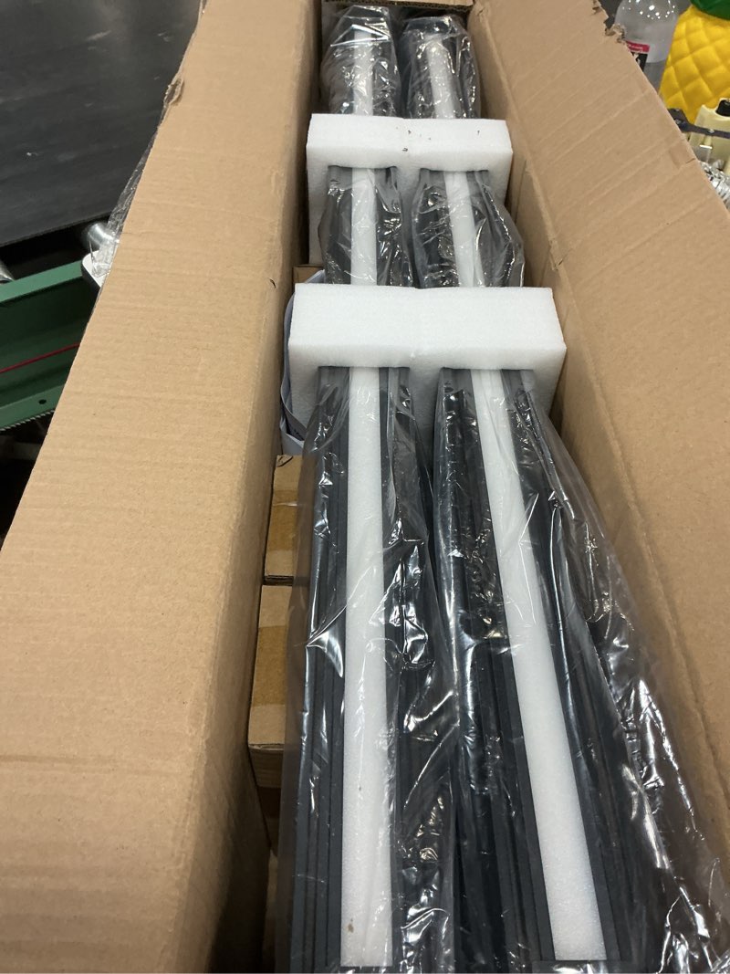 Condition photo showing New/Like New for 4FT LED Linear Lights 50/45/40/35/30W Up and Down Light, 3000/4000/5000K 4 Feet Commercial Shop Lighting for Office Garage Basement Shop Dining Room bar, Dimmable 4’ Architectural Fixture-4Pack 4FT?4 Pack? Black