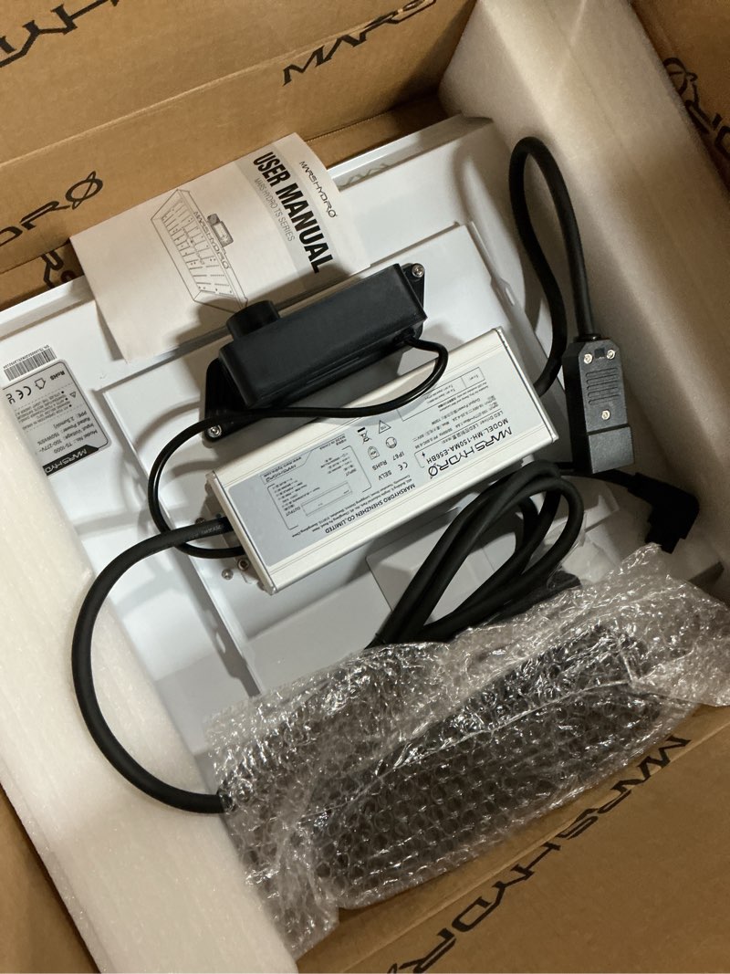 Condition photo showing New/Like New for mars hydro ts1000 150w led grow light for indoor plants, with patented reflector, 5 levels dimmable lights daisy chain full spectrum growing lamps for seedlings veg bloom in 2x2/3x3 grow tent 16.0" × 12.8"