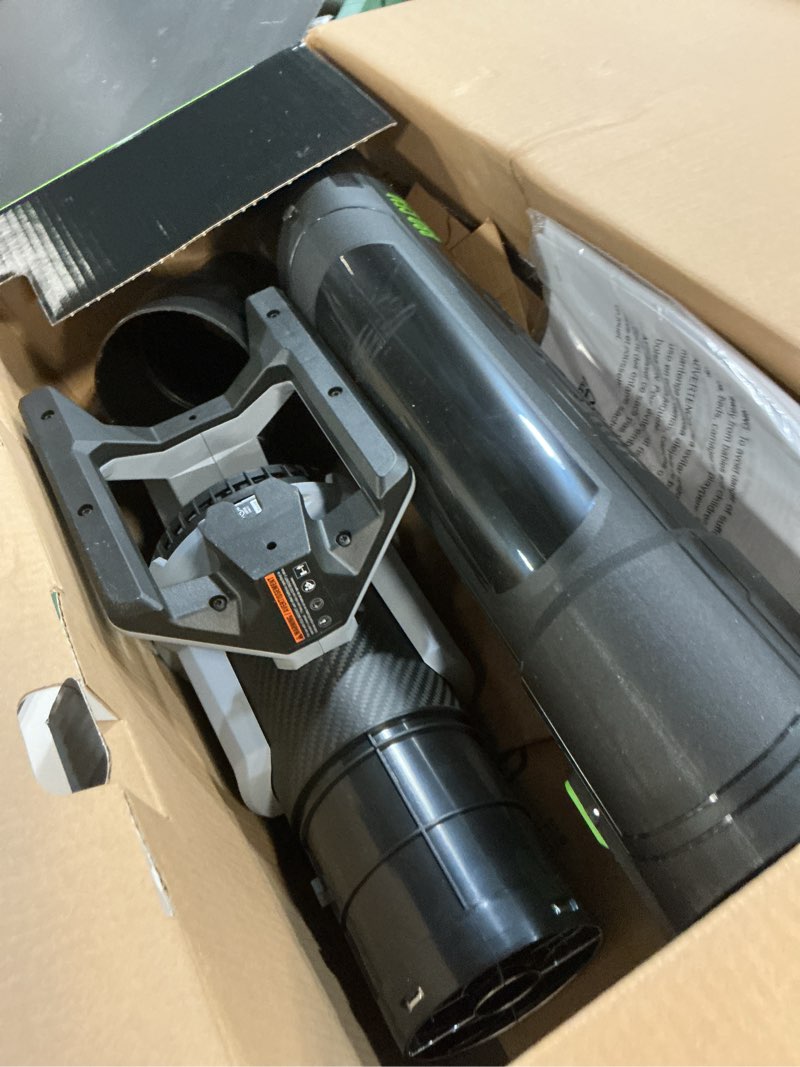 Condition photo showing As Is for ego 200 mph 880 cfm battery handheld leaf blower kit (battery & charger)